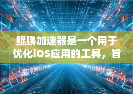 鲲鹏加速器是一个用于优化iOS应用的工具，旨在提升应用的运行速度和用户体验。以下是关于鲲鹏加速器在iOS系统中的使用方法和一些实用信息