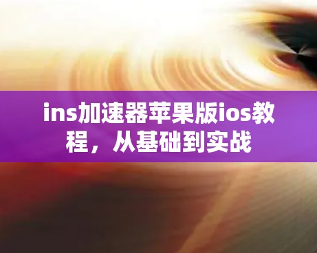 ins加速器苹果版ios教程，从基础到实战