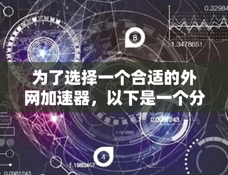 为了选择一个合适的外网加速器,以下是一个分步骤的建议 为了选择一个合适的外网加速器,以下是一个分步骤的建议
