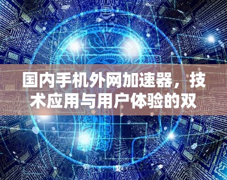 国内手机外网加速器，技术应用与用户体验的双重魅力
