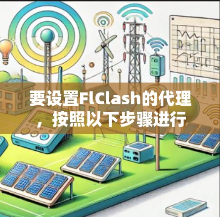 要设置FlClash的代理，按照以下步骤进行