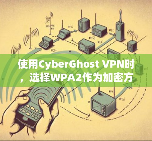 使用CyberGhost VPN时，选择WPA2作为加密方式是明智的，因为它提供了更高的安全性，支持多阶段认证和双重签名验证，适合个人或需要更安全的环境。以下是详细的步骤和注意事项