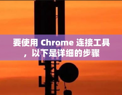 要使用 Chrome 连接工具，以下是详细的步骤