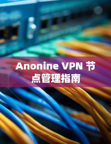 Anonine VPN 节点管理指南