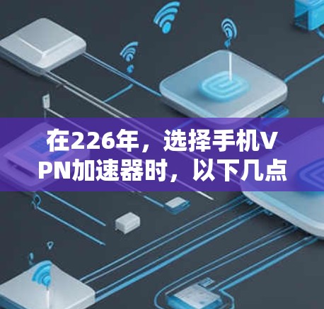 在226年，选择手机VPN加速器时，以下几点是关键
